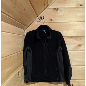 EMS Black Zip Up Fleece Jacket